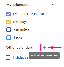 Agregar un nuevo calendario a Google